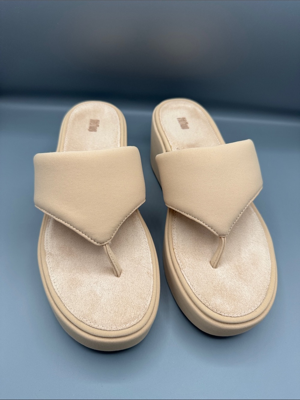 FitFlop Platform Wedge Toe-Post Sandals